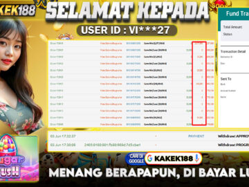 KAKEK188 di Game Slot Sugar Rush RP.3.257.000 LUNAS bukti-40