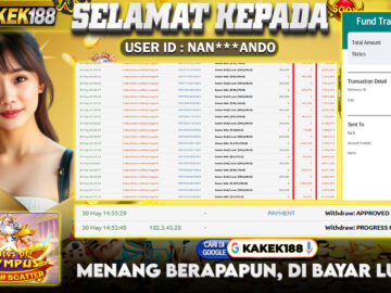 KAKEK188 di Game Slot Gates of Olympus Super Scatter RP.7.000.000 LUNAS bukti-42